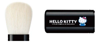 Hello Kitty Slide Face Brush Round & Flat (70's) [XB007] - Image 2