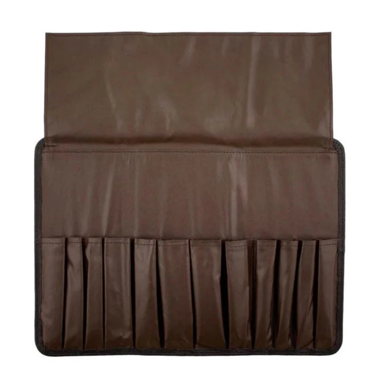 Genuine Leather Tri-fold Brush Case [HC1420] - Image 2